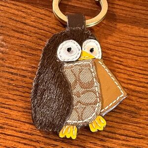 Coach Owl Keychain